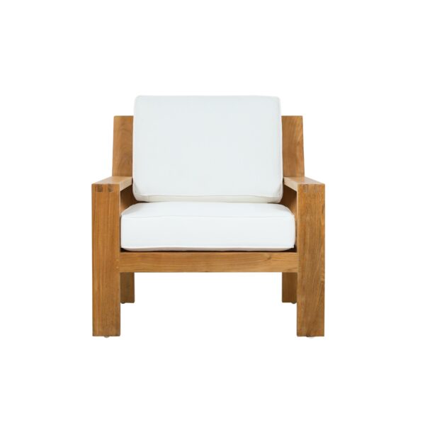 CALHOUN TEAK OUTDOOR LOUNGER CHAIR