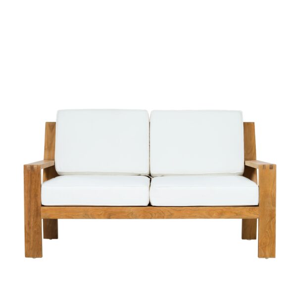 CALHOUN TEAK OUTDOOR LOVESEAT