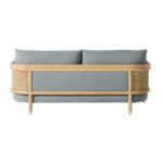 TEAK CANE SOFA 2 SEATERS - Image 3