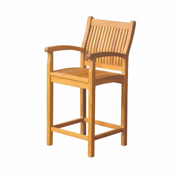MARLEY BAR CHAIR WITH TEAK ARM