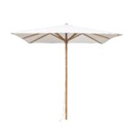 OUTDOOR SQUARE TEAK UMBRELLA