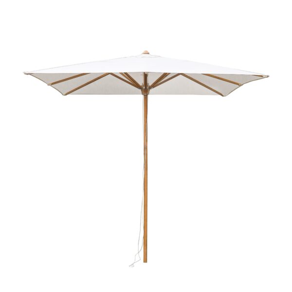OUTDOOR SQUARE TEAK UMBRELLA