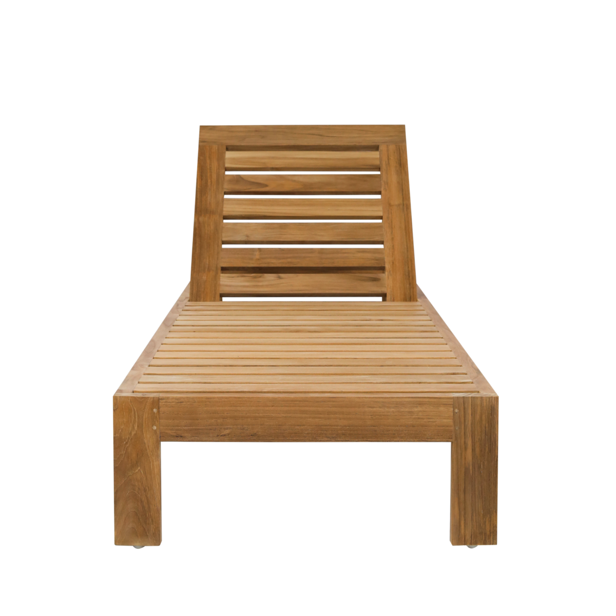 CALHOUN TEAK OUTDOOR CHAISE LOUNGE