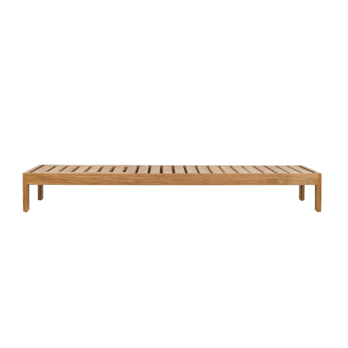 CALHOUN TEAK OUTDOOR CHAISE LOUNGE