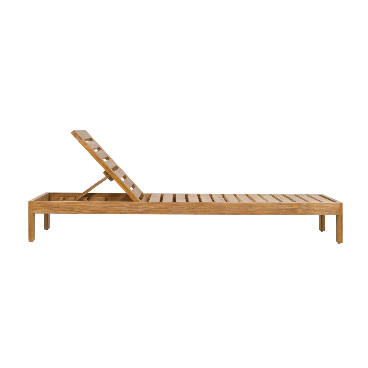 CALHOUN TEAK OUTDOOR CHAISE LOUNGE