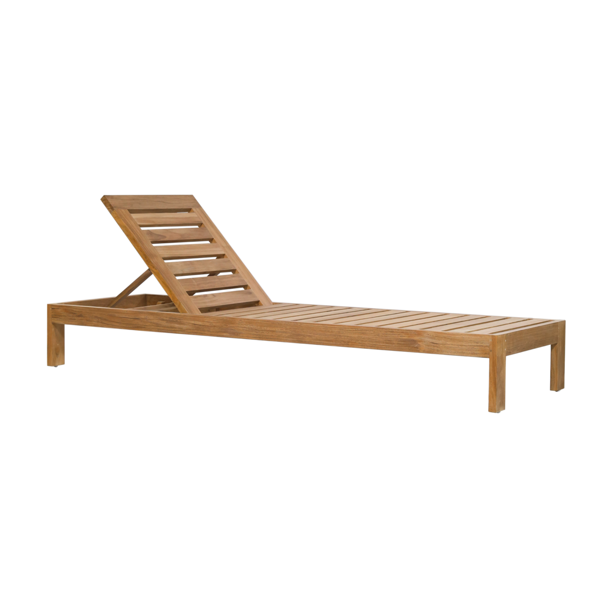 CALHOUN TEAK OUTDOOR CHAISE LOUNGE