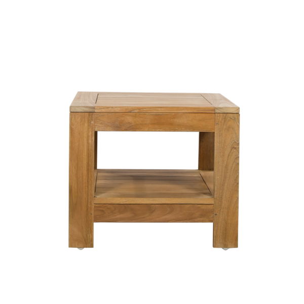 TEAK WOOD CALHOUN SIDE TABLE